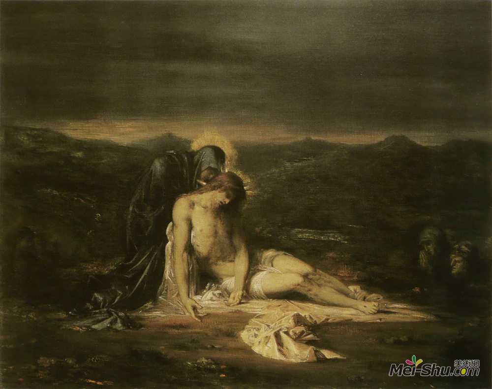 古斯塔夫·莫罗(Gustave Moreau)高清作品《皮埃塔》