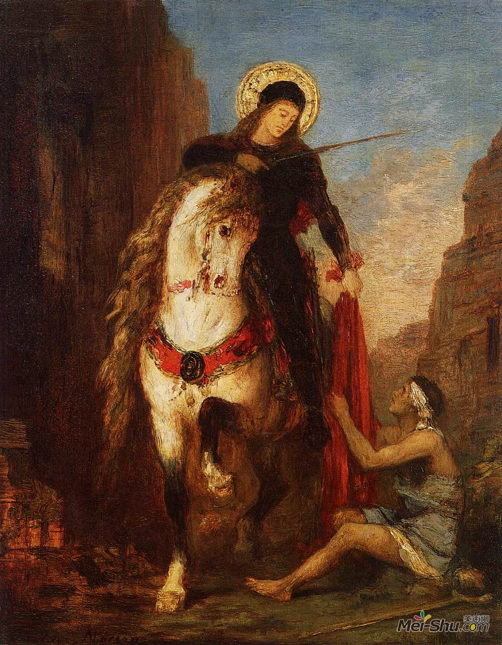 古斯塔夫·莫罗(Gustave Moreau)高清作品《圣马丁岛》