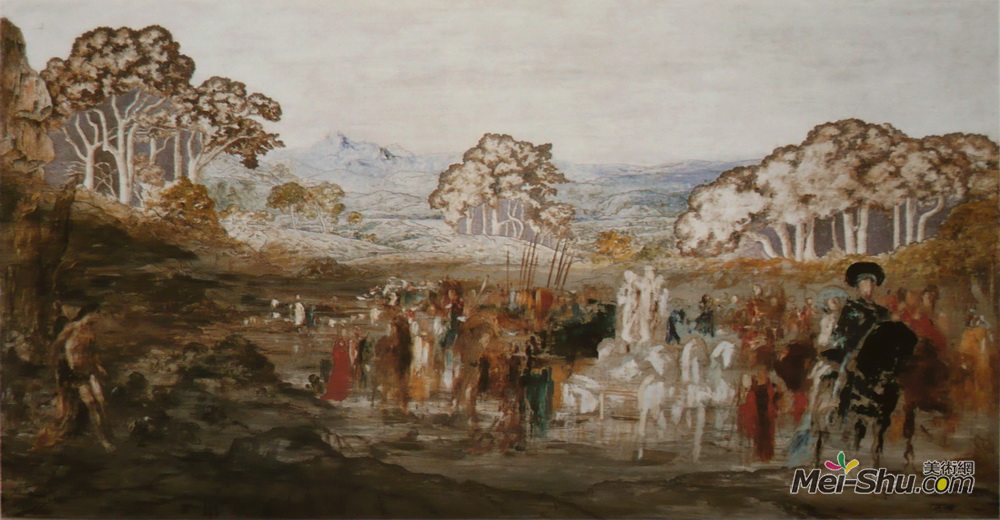 古斯塔夫·莫罗(Gustave Moreau)高清作品《回头的浪子》