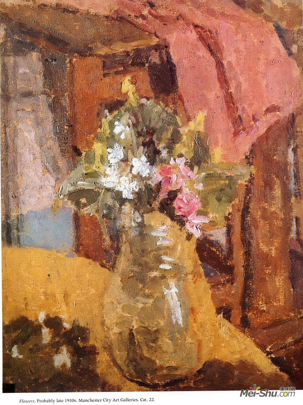 格温·约翰(Gwen John)高清作品《花卉》