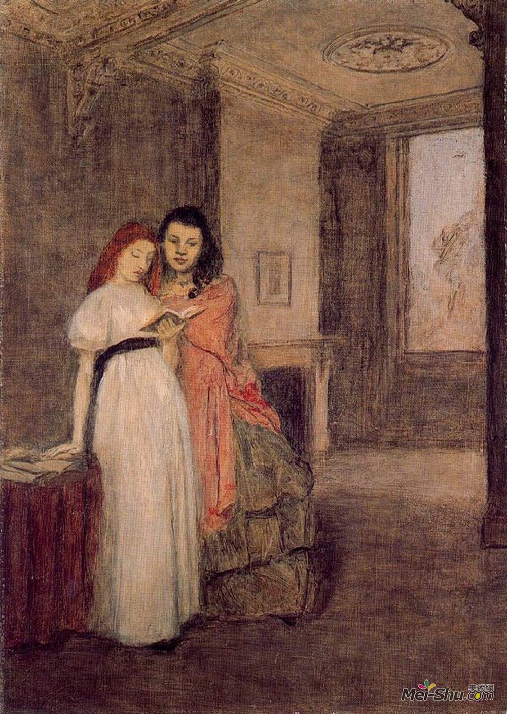 格温·约翰(Gwen John)高清作品《内有图》