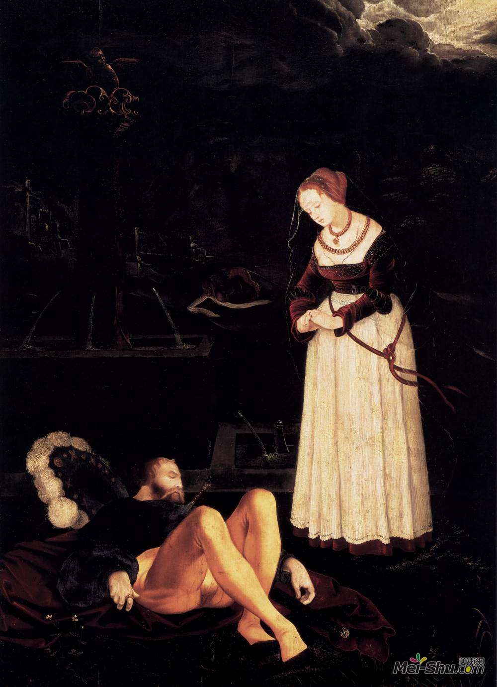 汉斯·鲍当(Hans Baldung)高清作品《Pyramus and Thisbe》