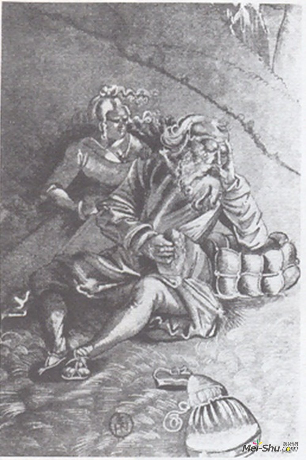汉斯·鲍当(Hans Baldung)高清作品《静息偶》