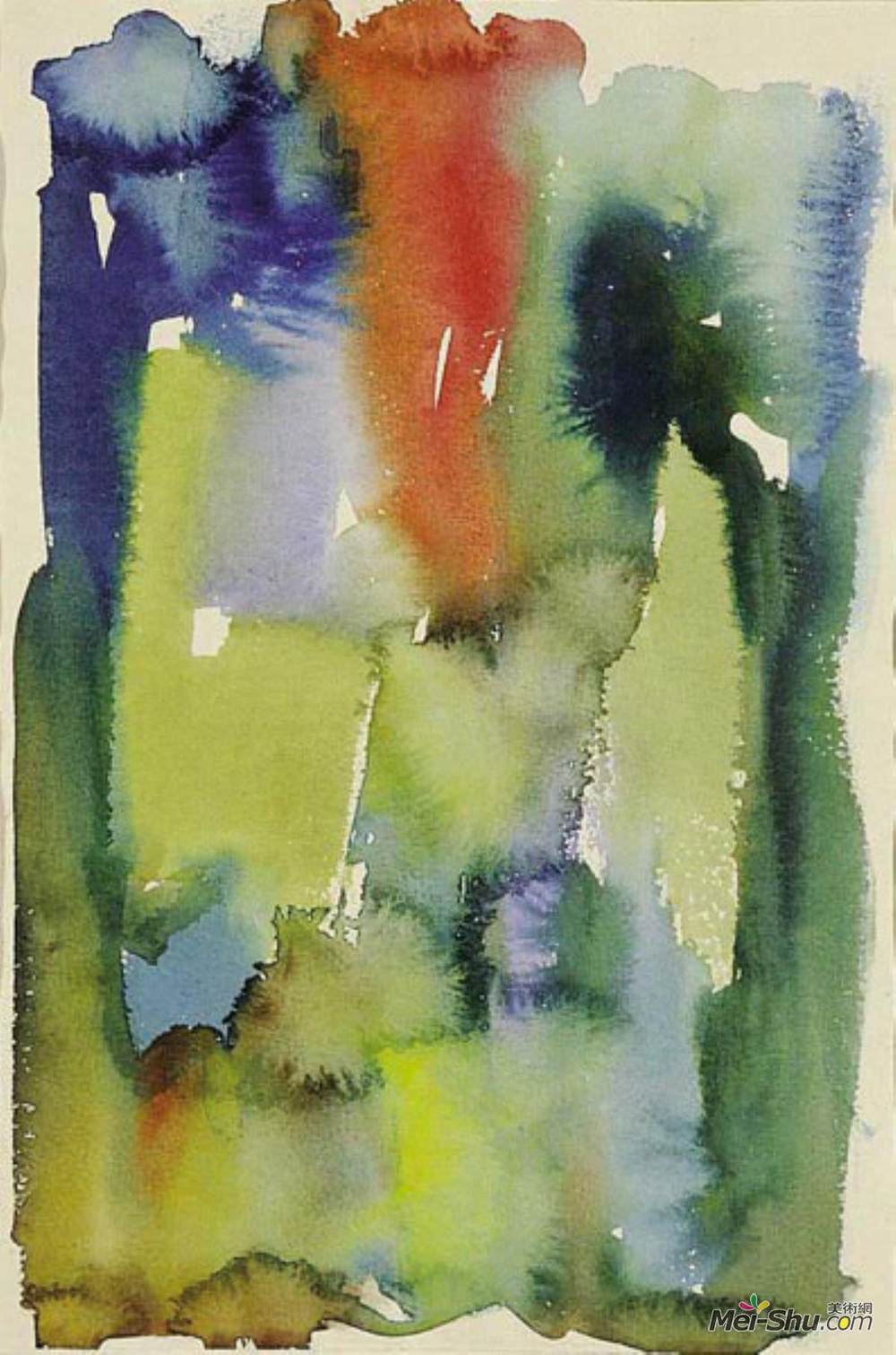 汉斯·哈通(Hans Hartung)高清作品《无题》