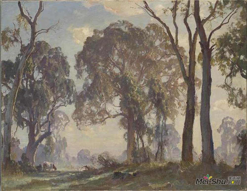 汉斯海森(Hans Heysen)高清作品《清算边缘》