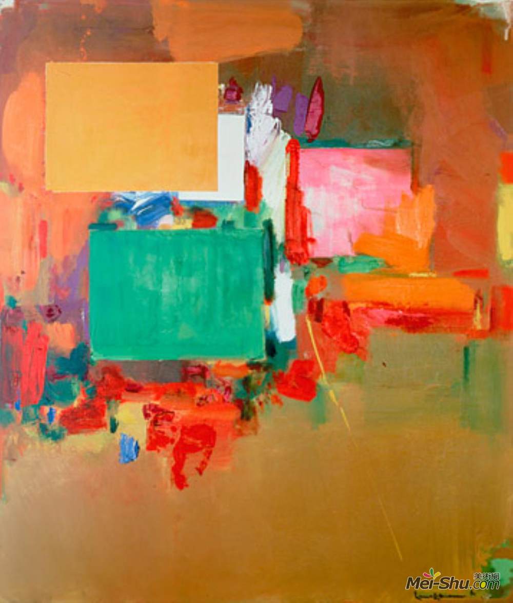 汉斯·霍夫曼(Hans Hofmann)高清作品《夜莺之歌》