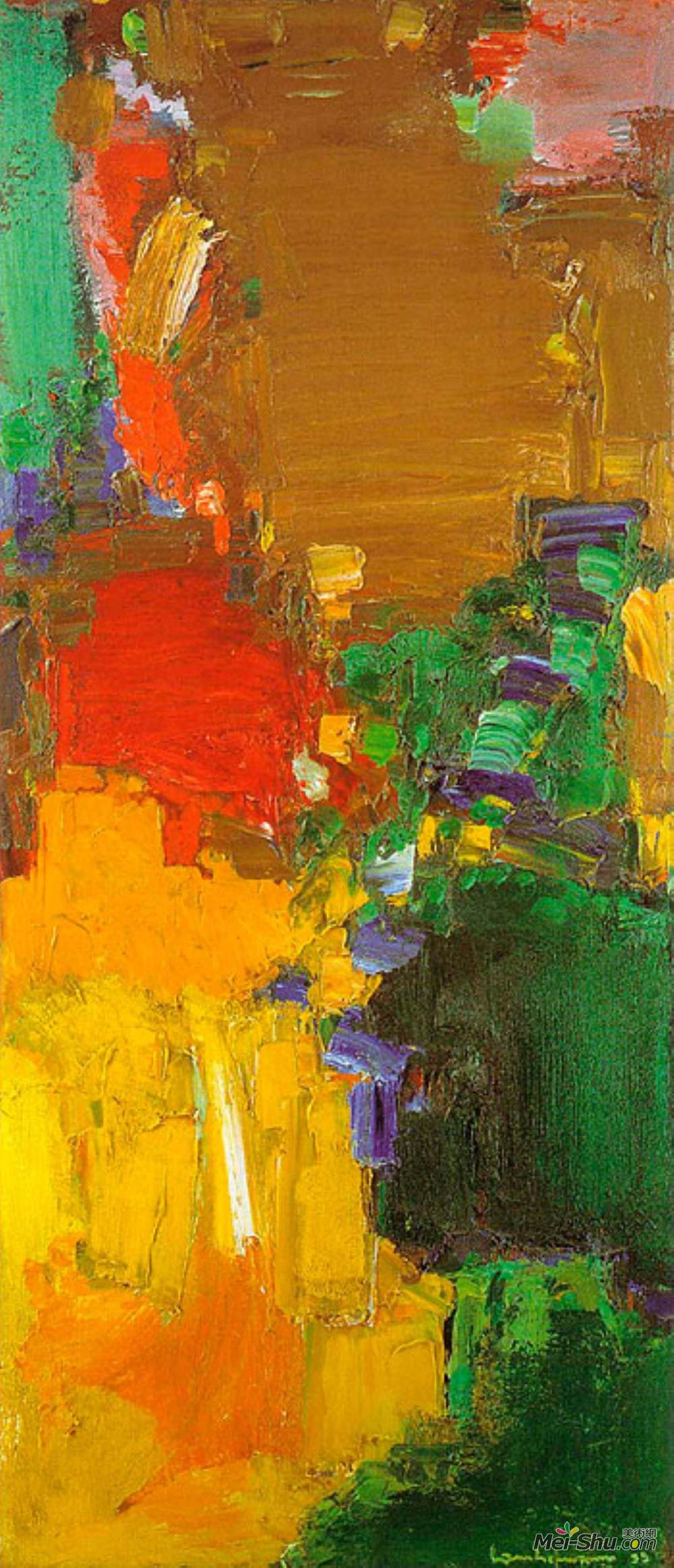 汉斯·霍夫曼(Hans Hofmann)高清作品《狂想曲》