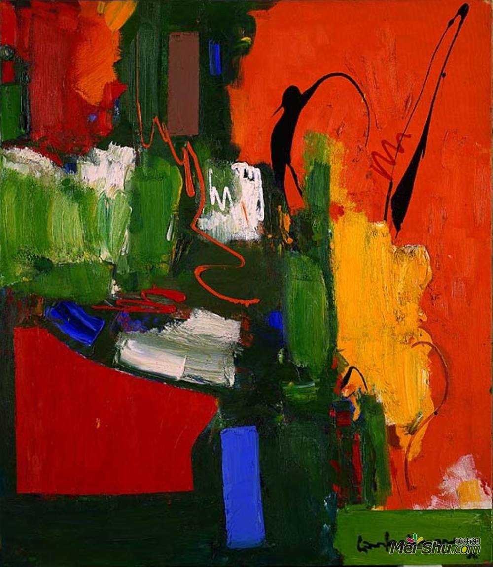 汉斯·霍夫曼(Hans Hofmann)高清作品《云雀》