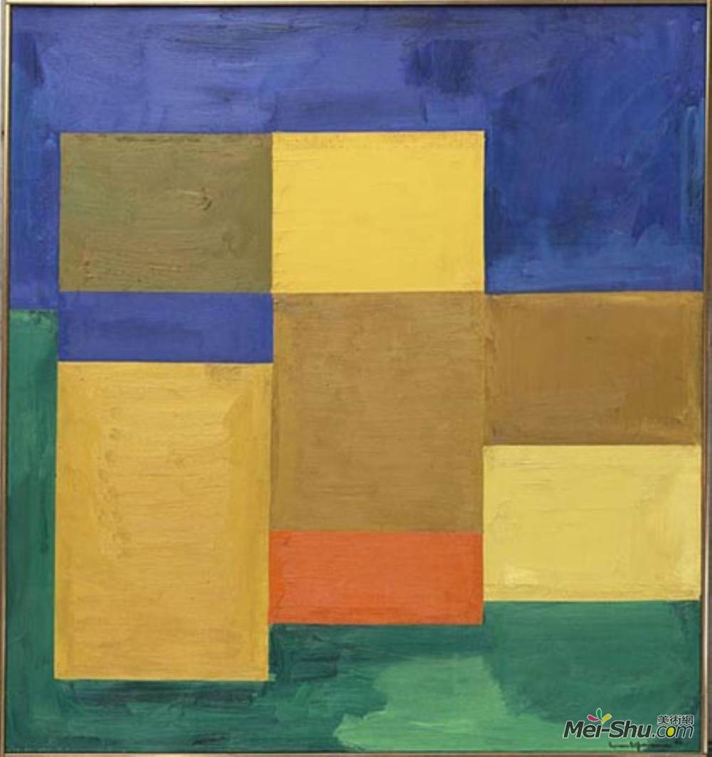 汉斯·霍夫曼(Hans Hofmann)高清作品《寂静之夜》