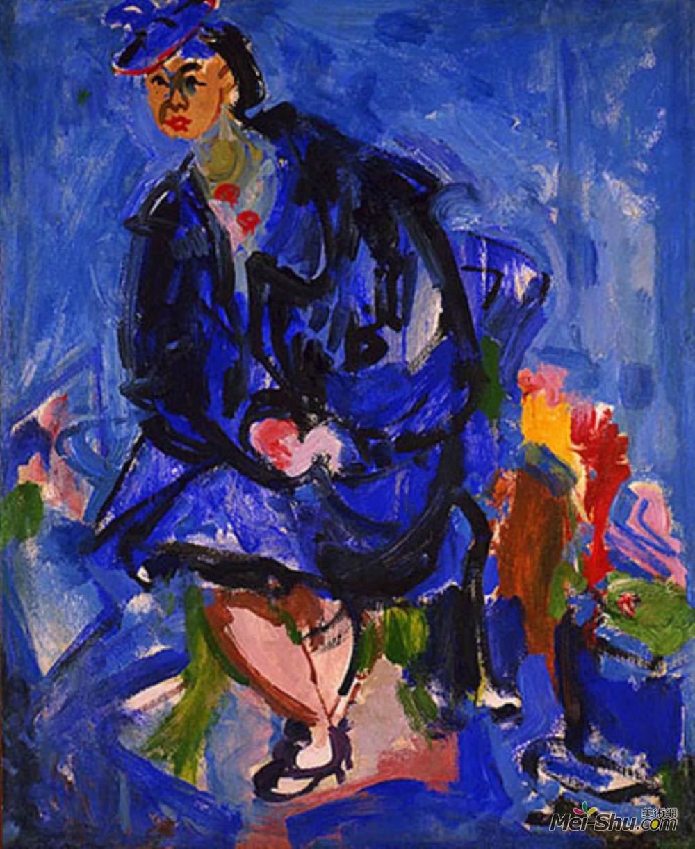 汉斯·霍夫曼(Hans Hofmann)高清作品《日本女孩》