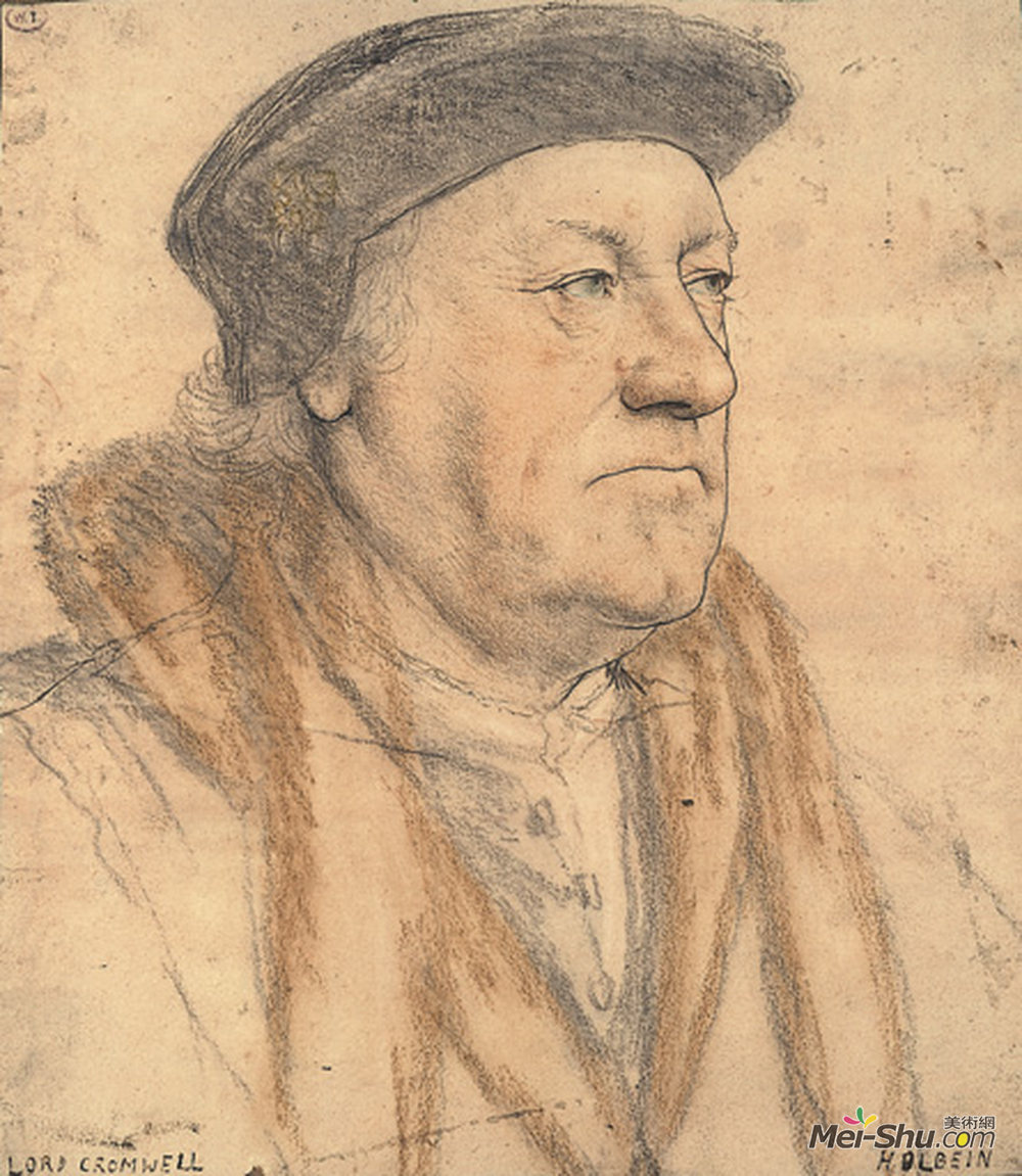 汉斯·荷尔拜因(Hans Holbein the Younger)高清作品《乔治内维尔，第三男爵贝尔加文尼》