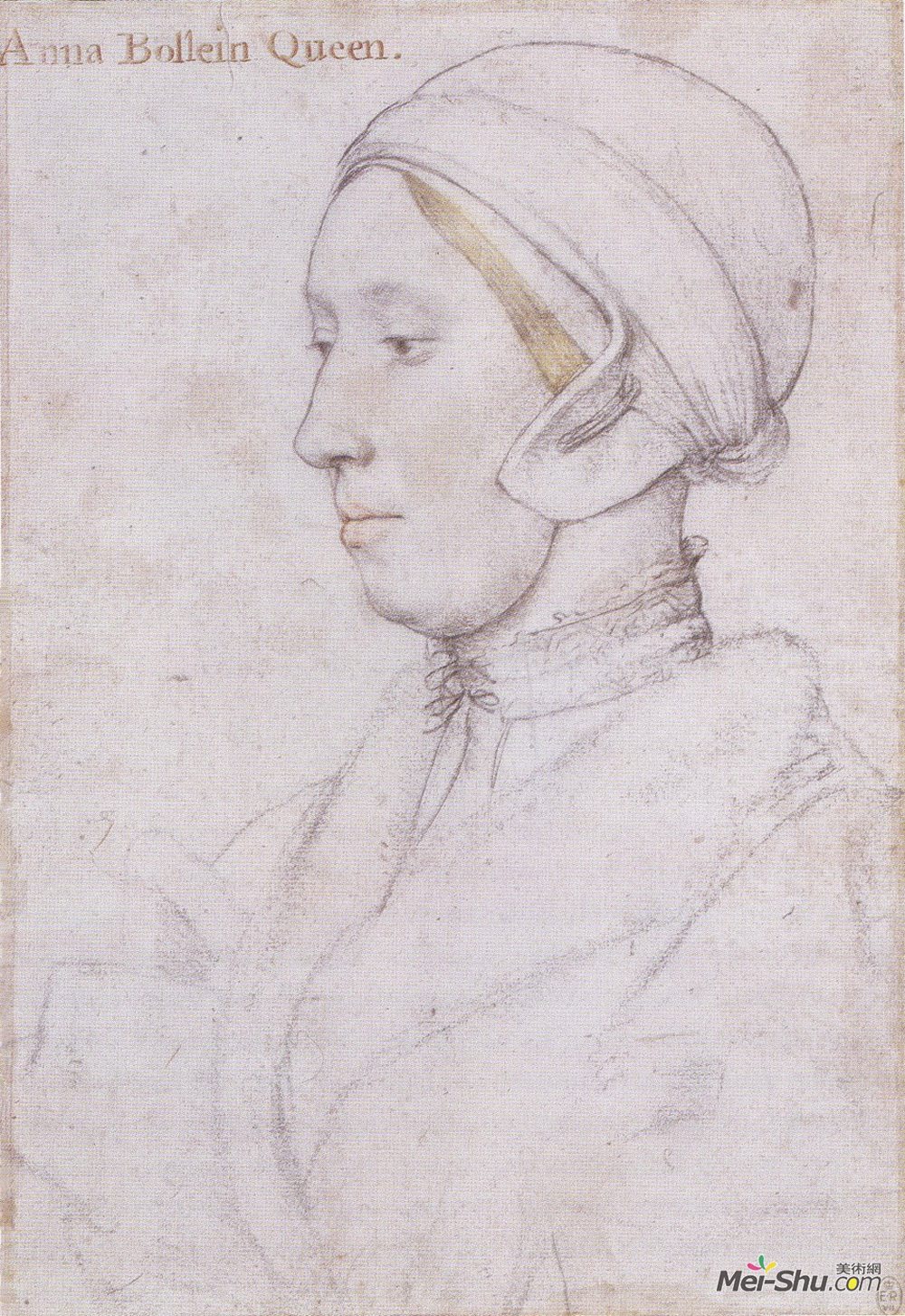 汉斯·荷尔拜因(Hans Holbein the Younger)高清作品《女性肖像》