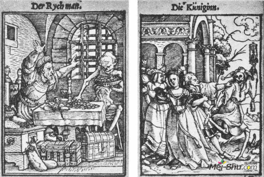 汉斯·荷尔拜因(Hans Holbein the Younger)高清作品《富人女王》