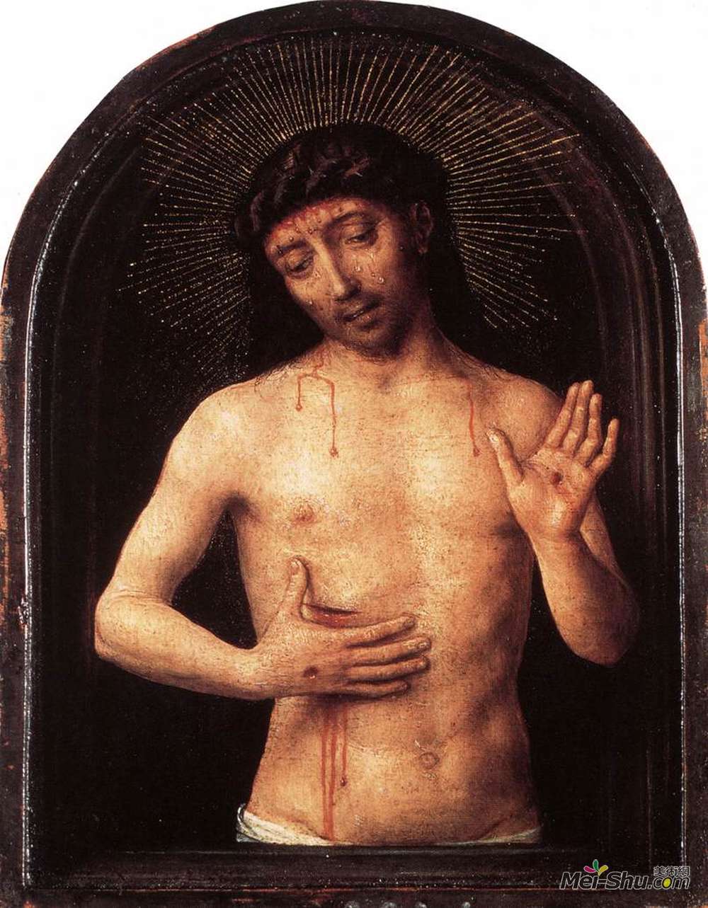 汉斯·梅姆林(Hans Memling)高清作品《悲伤的人》