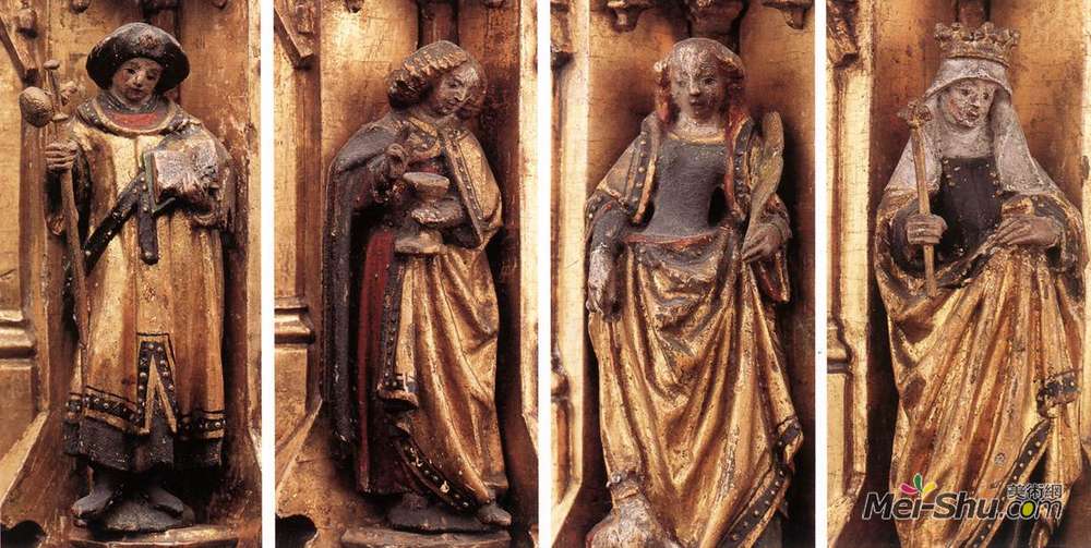 汉斯·梅姆林(Hans Memling)高清作品《圣厄休拉神龛：数字》