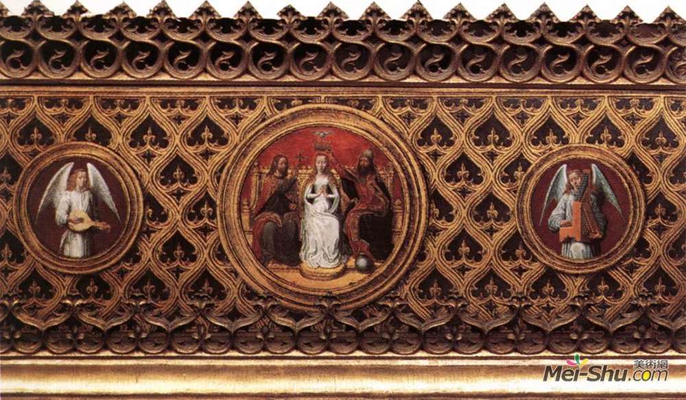 汉斯·梅姆林(Hans Memling)高清作品《圣厄休拉神殿：奖章》