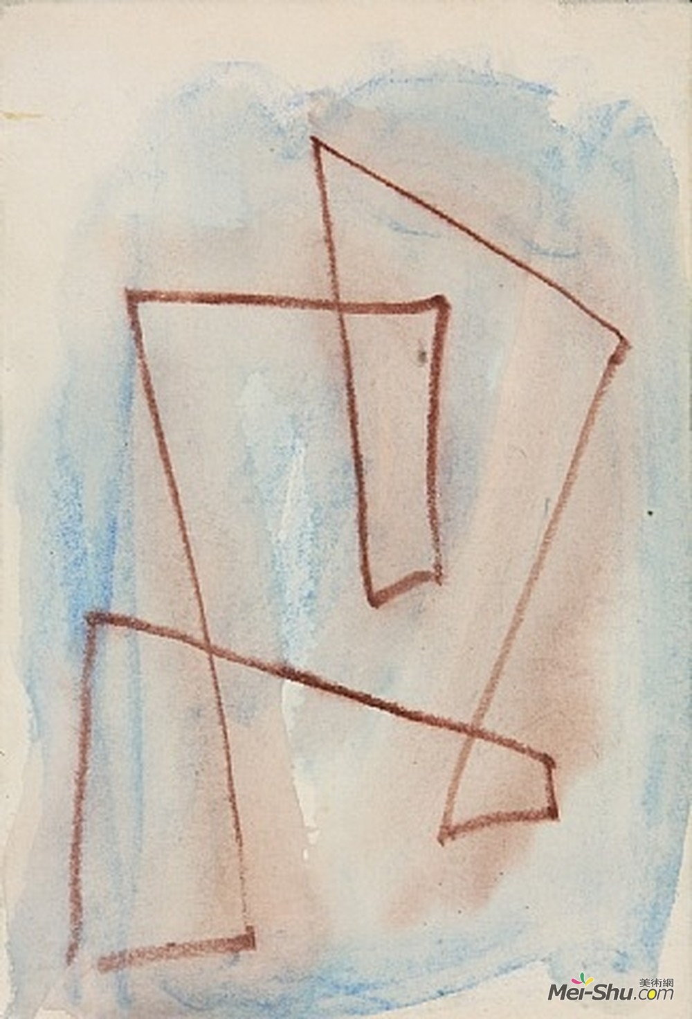 汉斯·里克特(Hans Richter)高清作品《迷宫301号草图》
