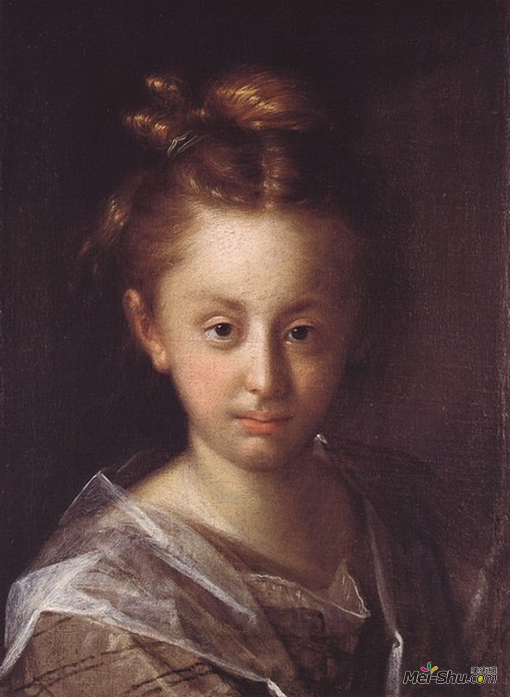 汉斯·冯·阿亨(hans von aachen)高清作品《portrait of a girl