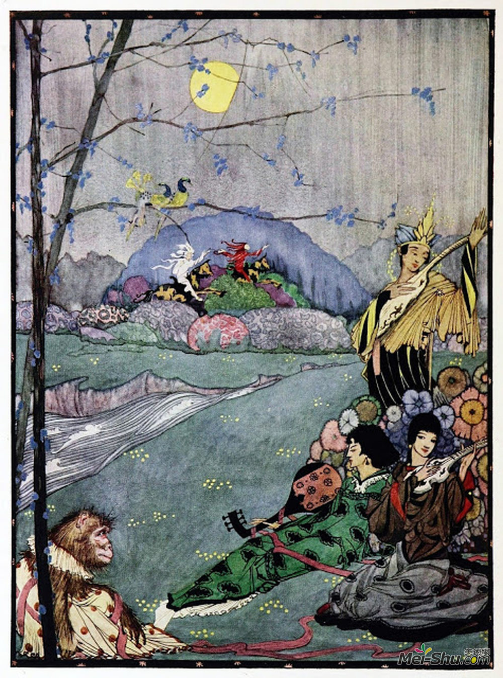 哈利·克拉克(Harry Clarke)高清作品《春天的一年》
