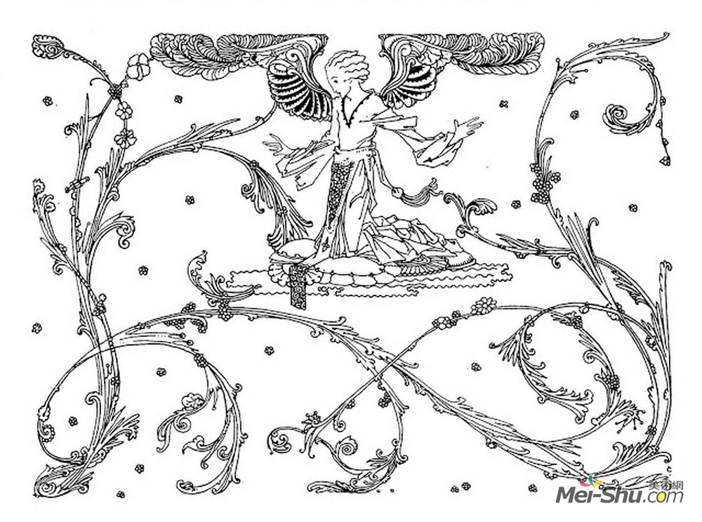 哈利·克拉克(Harry Clarke)高清作品《春天的一年》