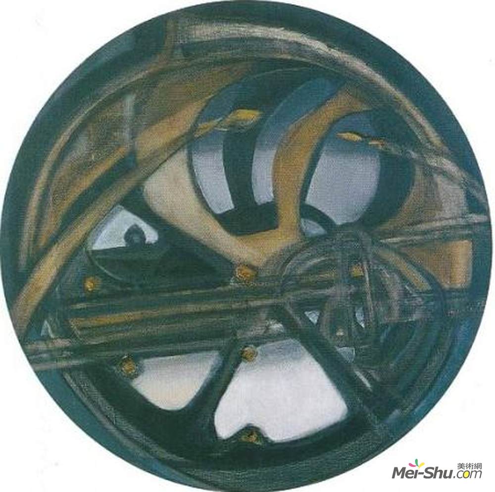 海达·斯特恩(Hedda Sterne)高清作品《# 22圈》