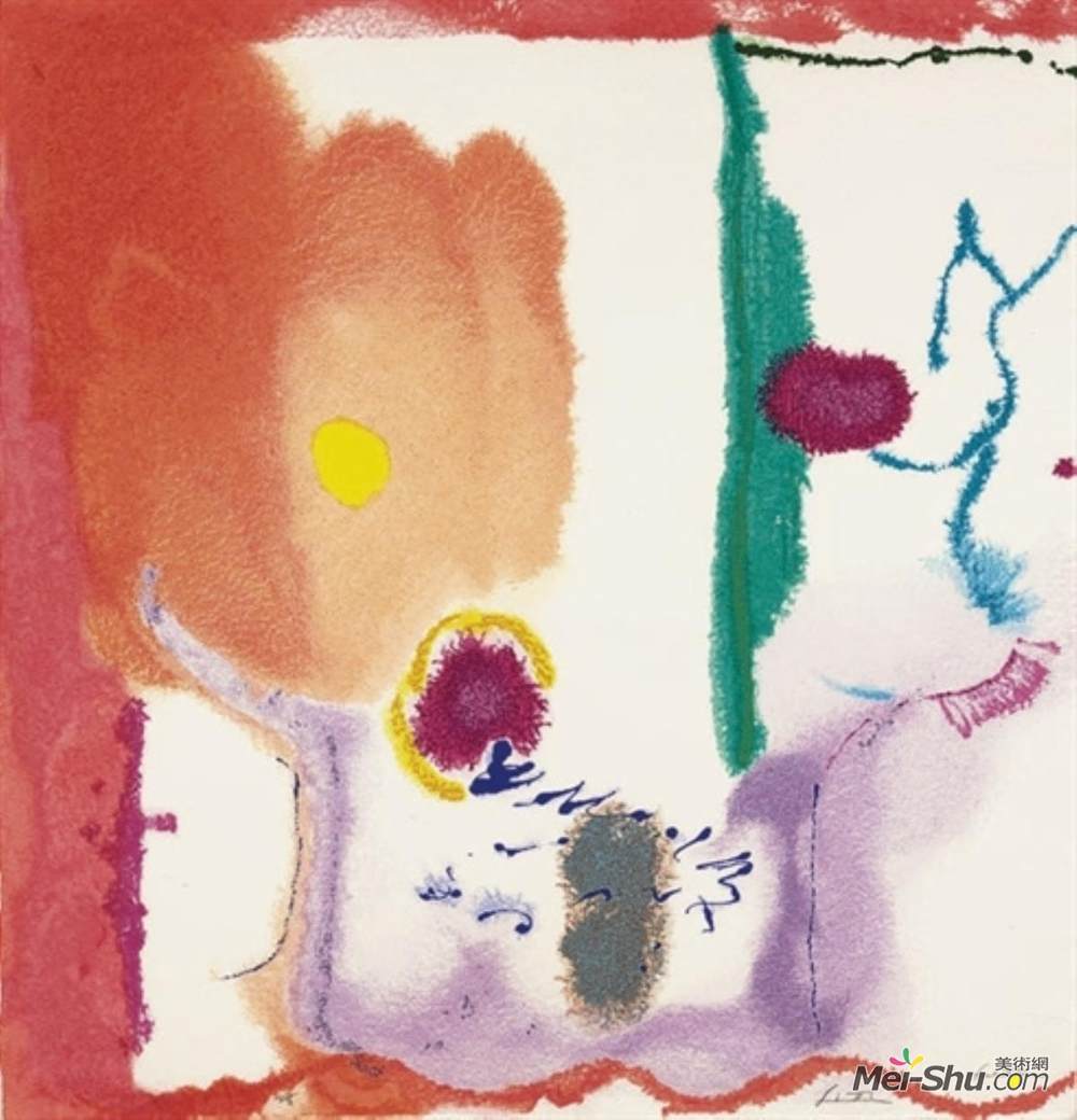 海伦·弗兰肯萨勒(Helen Frankenthaler)高清作品《开端》