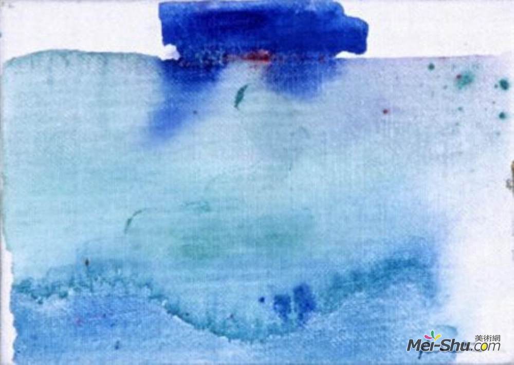 海伦·弗兰肯萨勒(Helen Frankenthaler)高清作品《无题》
