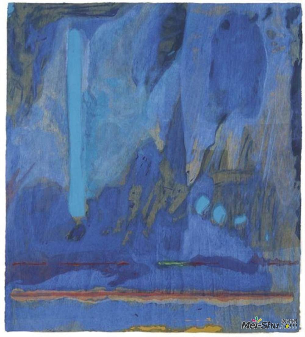 海伦·弗兰肯萨勒(Helen Frankenthaler)高清作品《源氏传说》