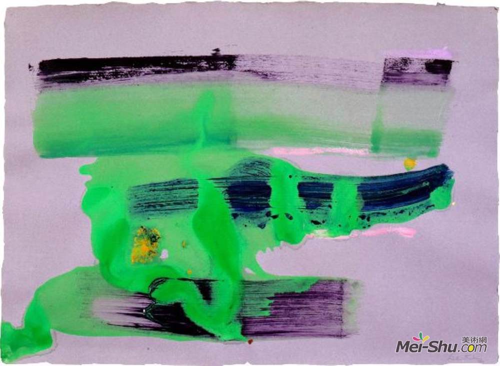 海伦·弗兰肯萨勒(Helen Frankenthaler)高清作品《无题》