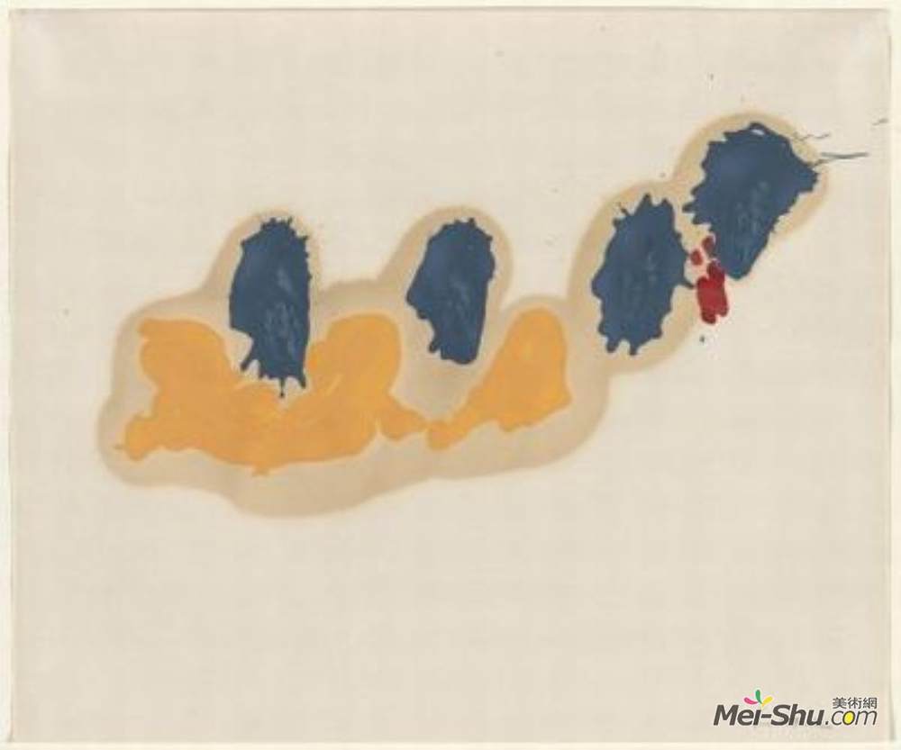 海伦·弗兰肯萨勒(Helen Frankenthaler)高清作品《四月四》