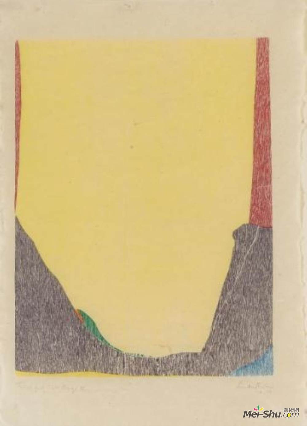 海伦·弗兰肯萨勒(Helen Frankenthaler)高清作品《东越》