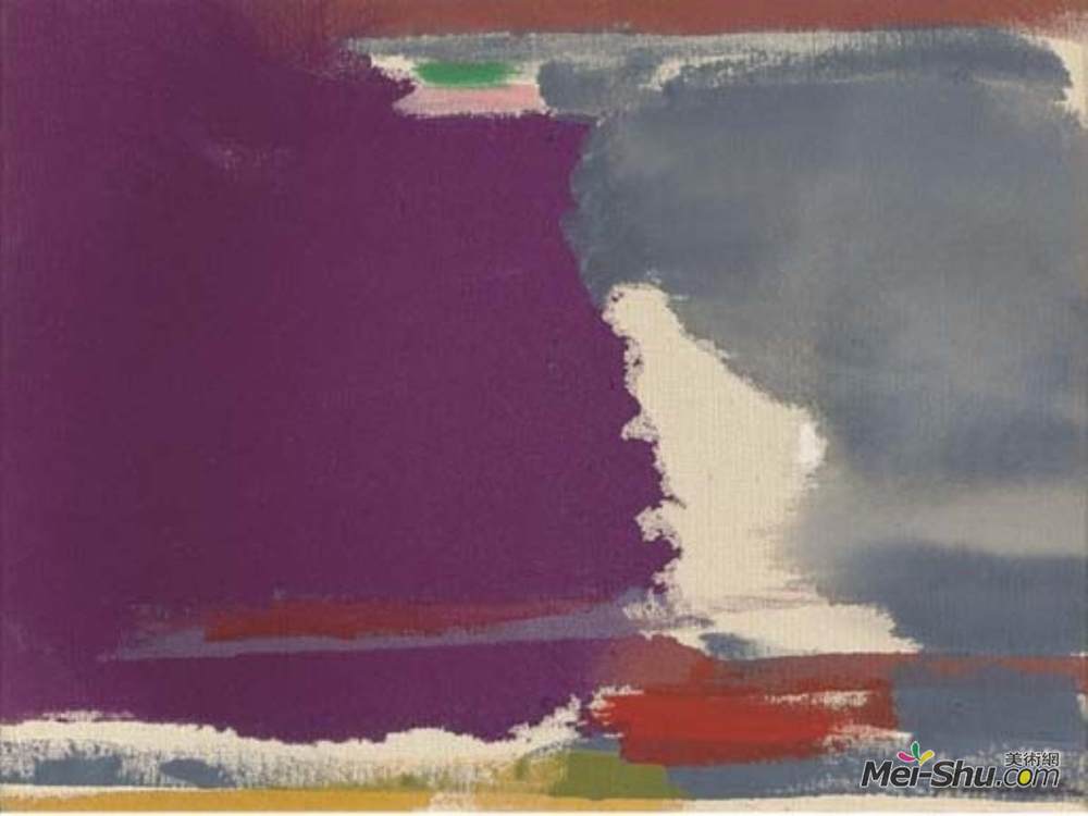 海伦·弗兰肯萨勒(Helen Frankenthaler)高清作品《无题》