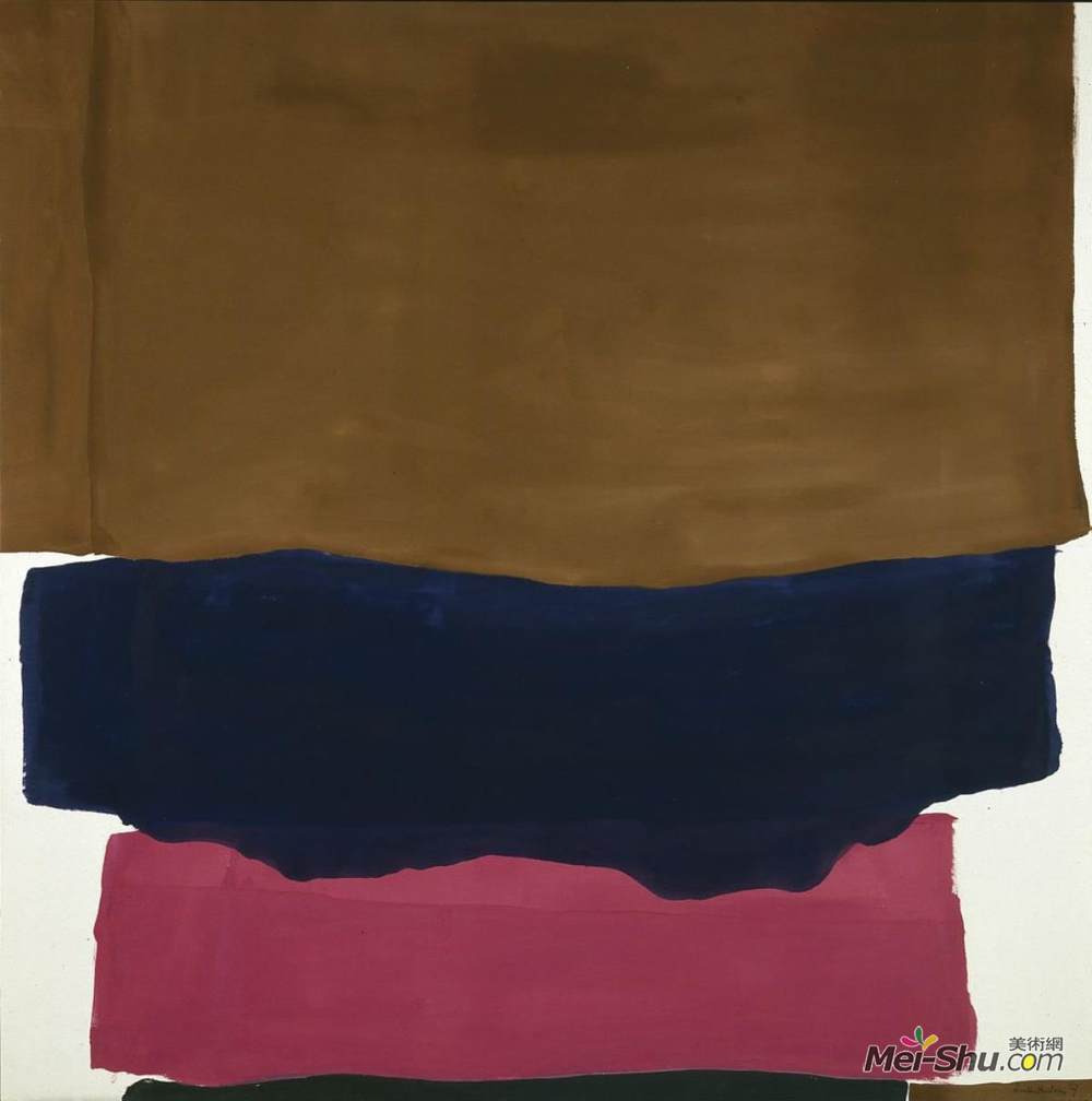 《印度夏季》海伦·弗兰肯萨勒(helen frankenthaler)高清作品欣赏