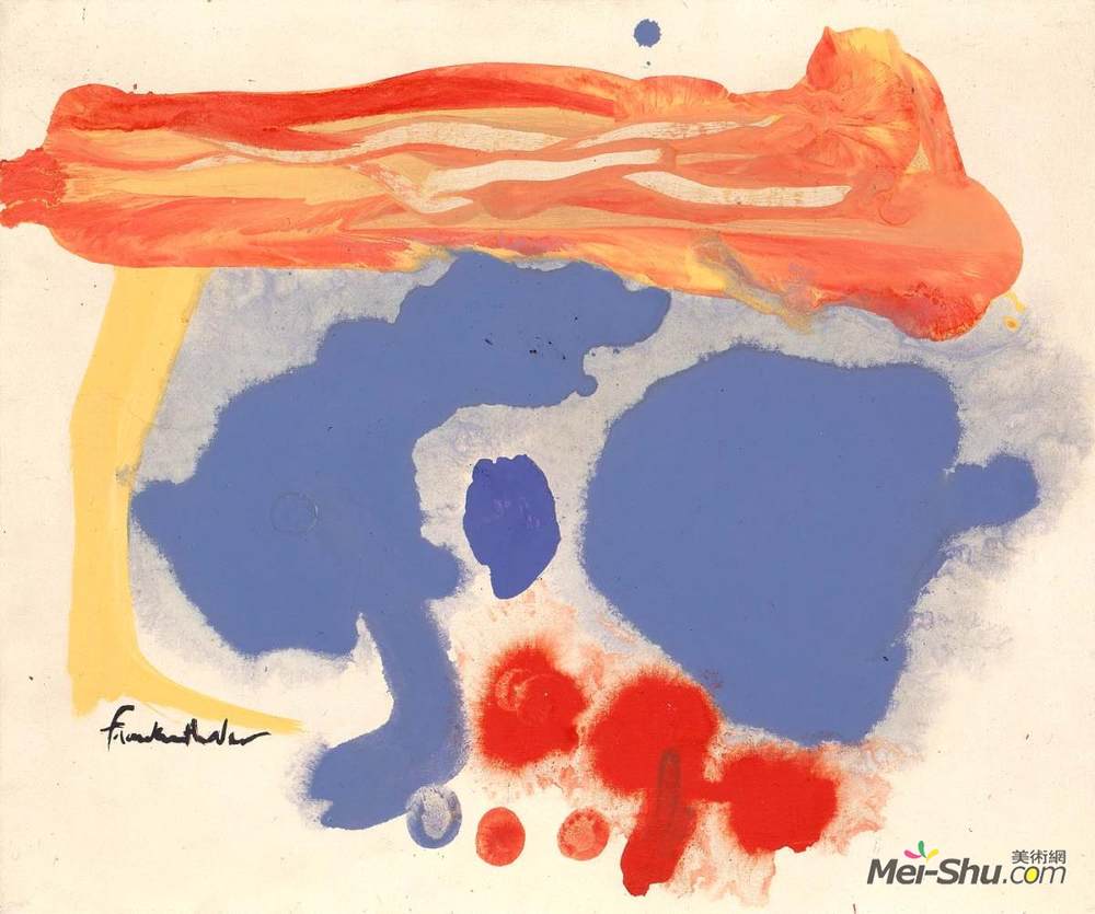 海伦·弗兰肯萨勒(helen frankenthaler)高清作品《sum