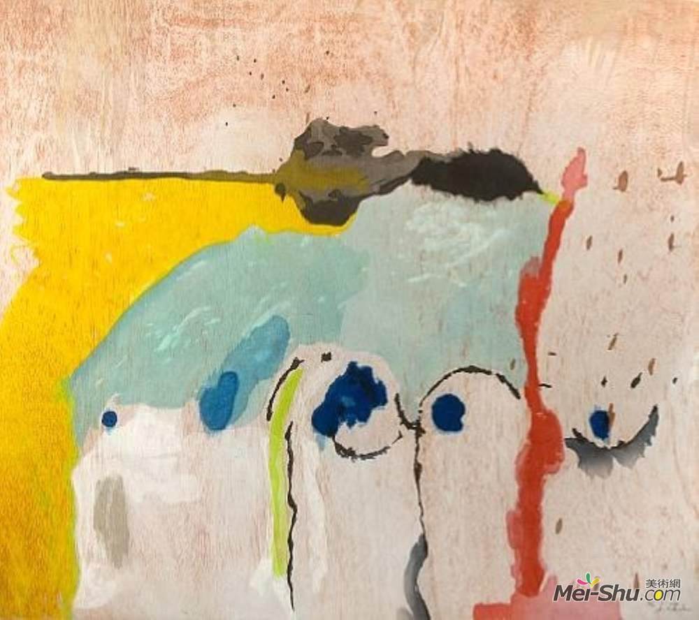 海伦·弗兰肯萨勒(Helen Frankenthaler)高清作品《源氏传说》