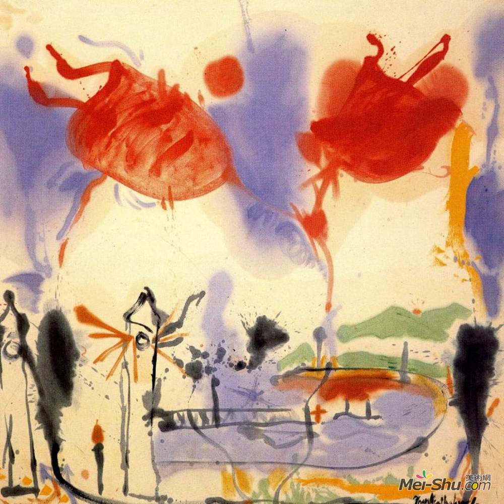 海伦·弗兰肯萨勒(Helen Frankenthaler)高清作品《往返行程》