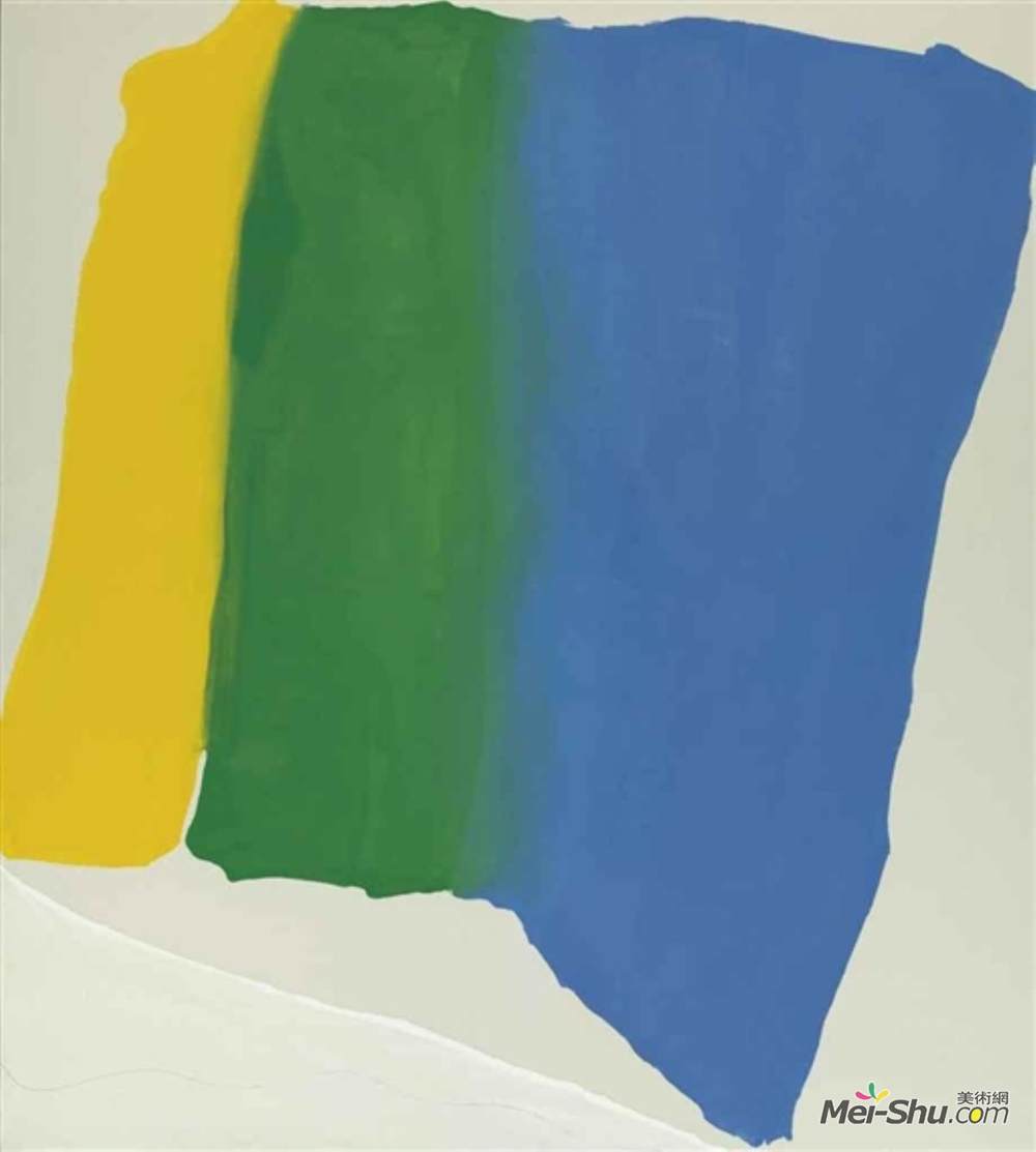 海伦·弗兰肯萨勒(Helen Frankenthaler)高清作品《夏季徽章》