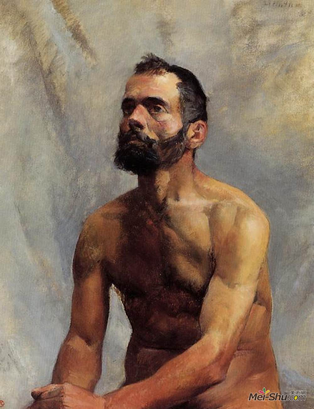 亨利·玛丽·雷蒙·德·图卢兹-劳特累克(Henri de Toulouse-Lautrec)高清作品《学术研究裸体》
