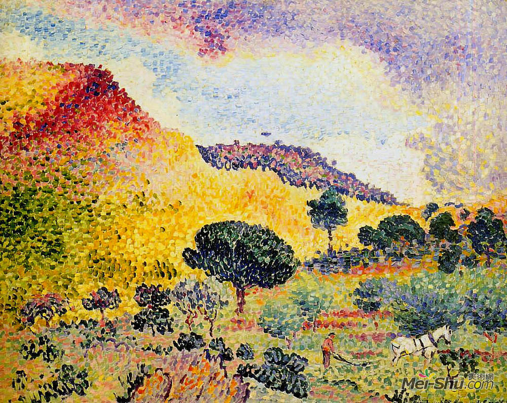 亨利·埃德蒙·克罗斯(Henri-Edmond Cross)高清作品《查尼德莫尔斯》