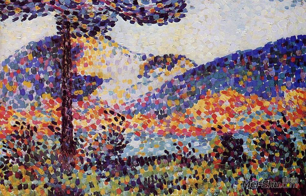 亨利·埃德蒙·克罗斯(Henri-Edmond Cross)高清作品《景观》