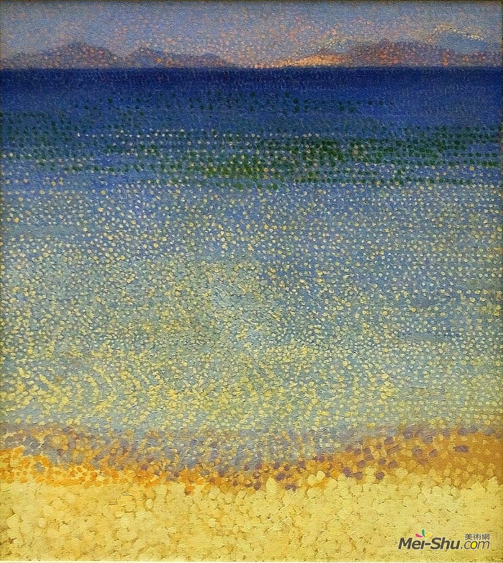 亨利·埃德蒙·克罗斯(Henri-Edmond Cross)高清作品《伊莱斯岛（瓦尔河）》