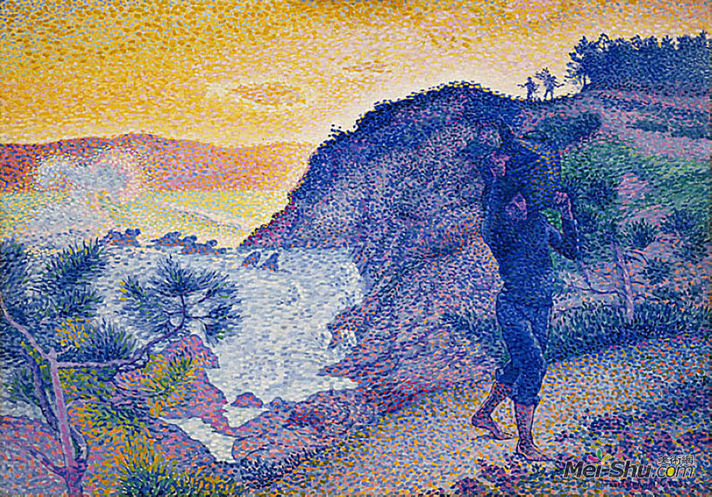 亨利·埃德蒙·克罗斯(Henri-Edmond Cross)高清作品《渔民归来》