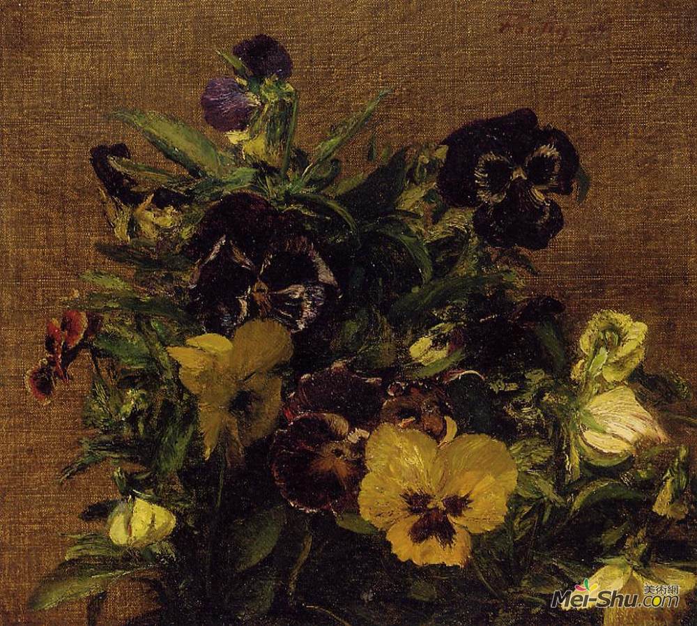 亨利·方丹·拉图尔(Henri Fantin-Latour)高清作品《潘西斯》