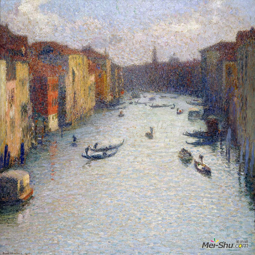 亨利马丁(Henri Martin)高清作品《威尼斯大运河》