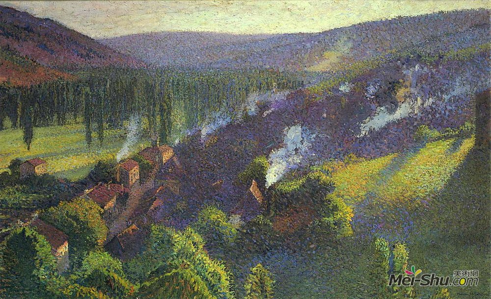 亨利马丁(Henri Martin)高清作品《你在鲁镇的人》