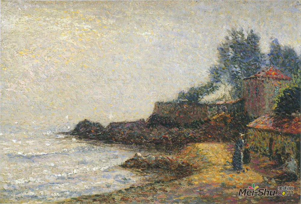 亨利马丁(Henri Martin)高清作品《地中海景观》