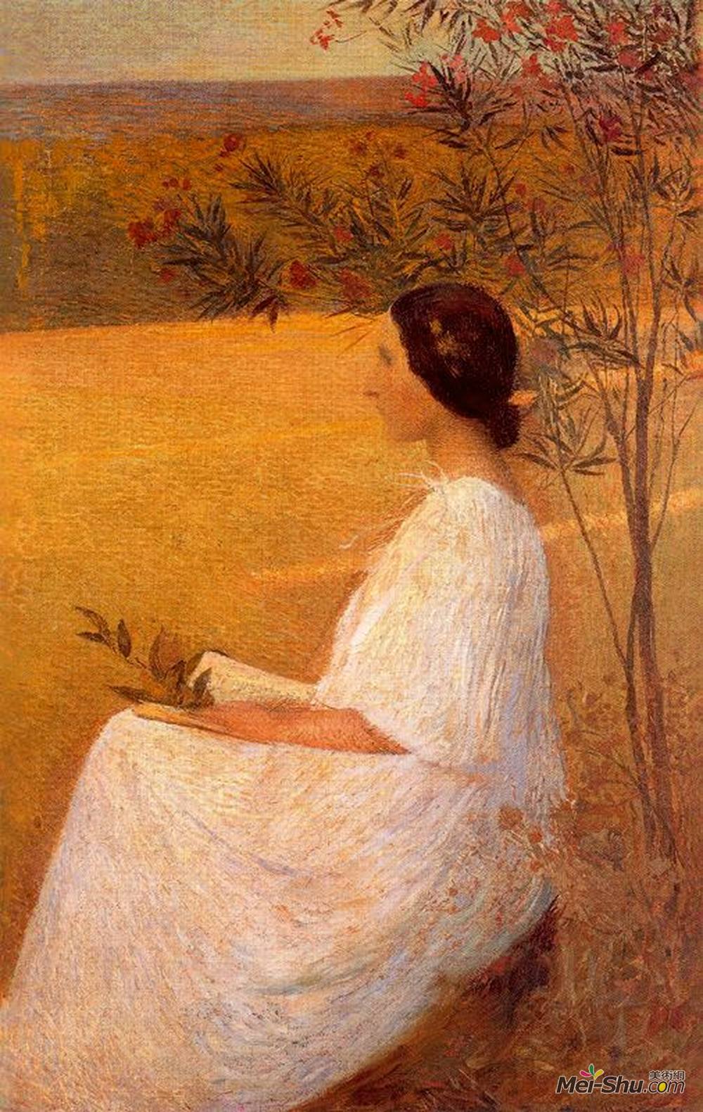 亨利马丁(Henri Martin)高清作品《缪斯》