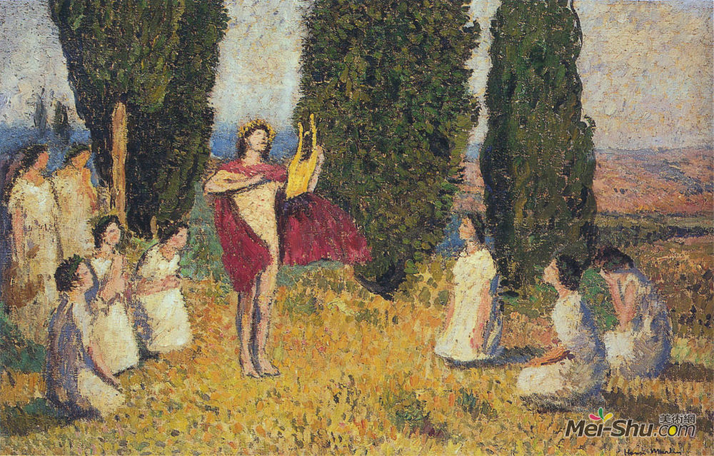 亨利马丁(Henri Martin)高清作品《奥菲斯》