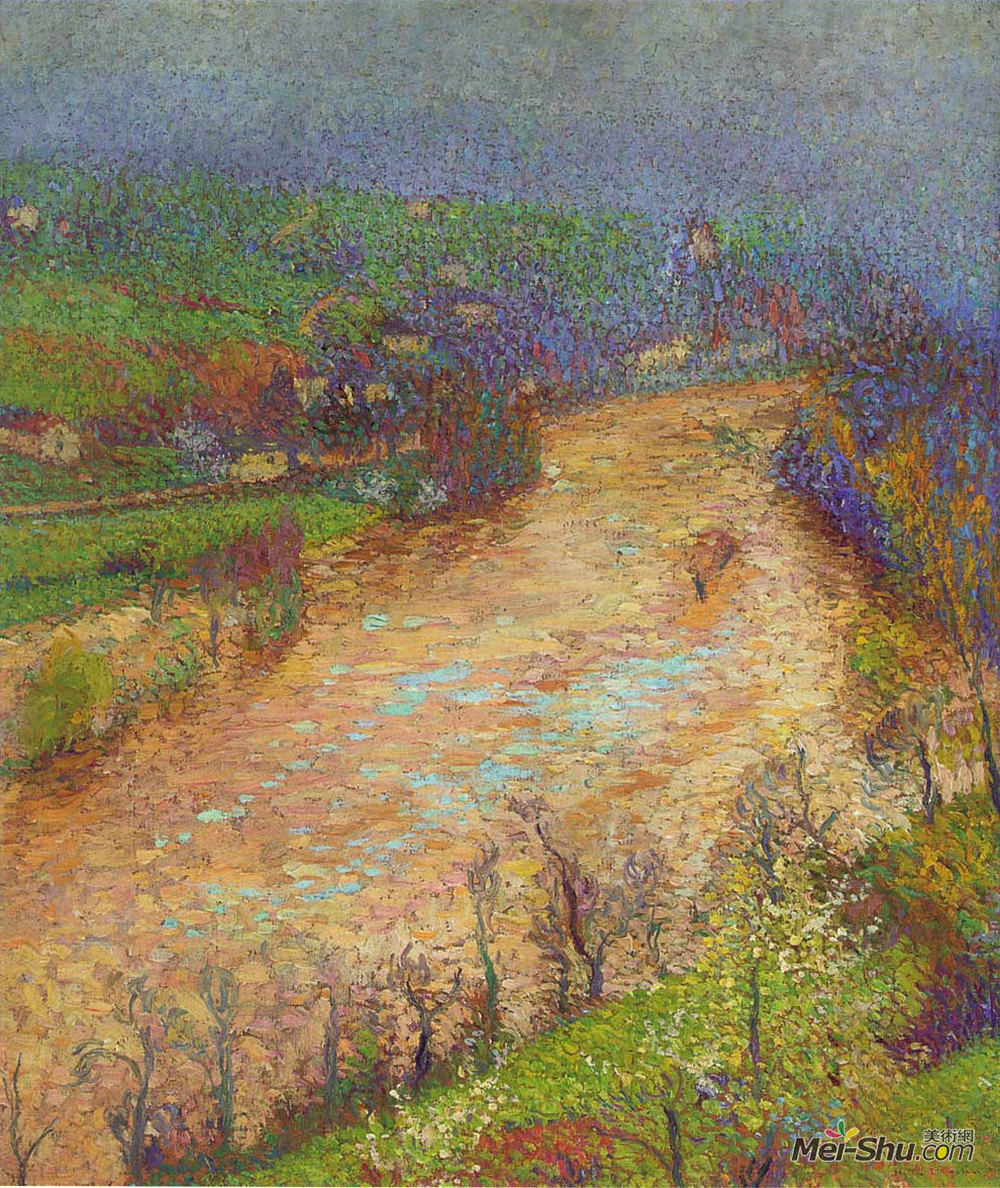 亨利马丁(Henri Martin)高清作品《克鲁伊地段》