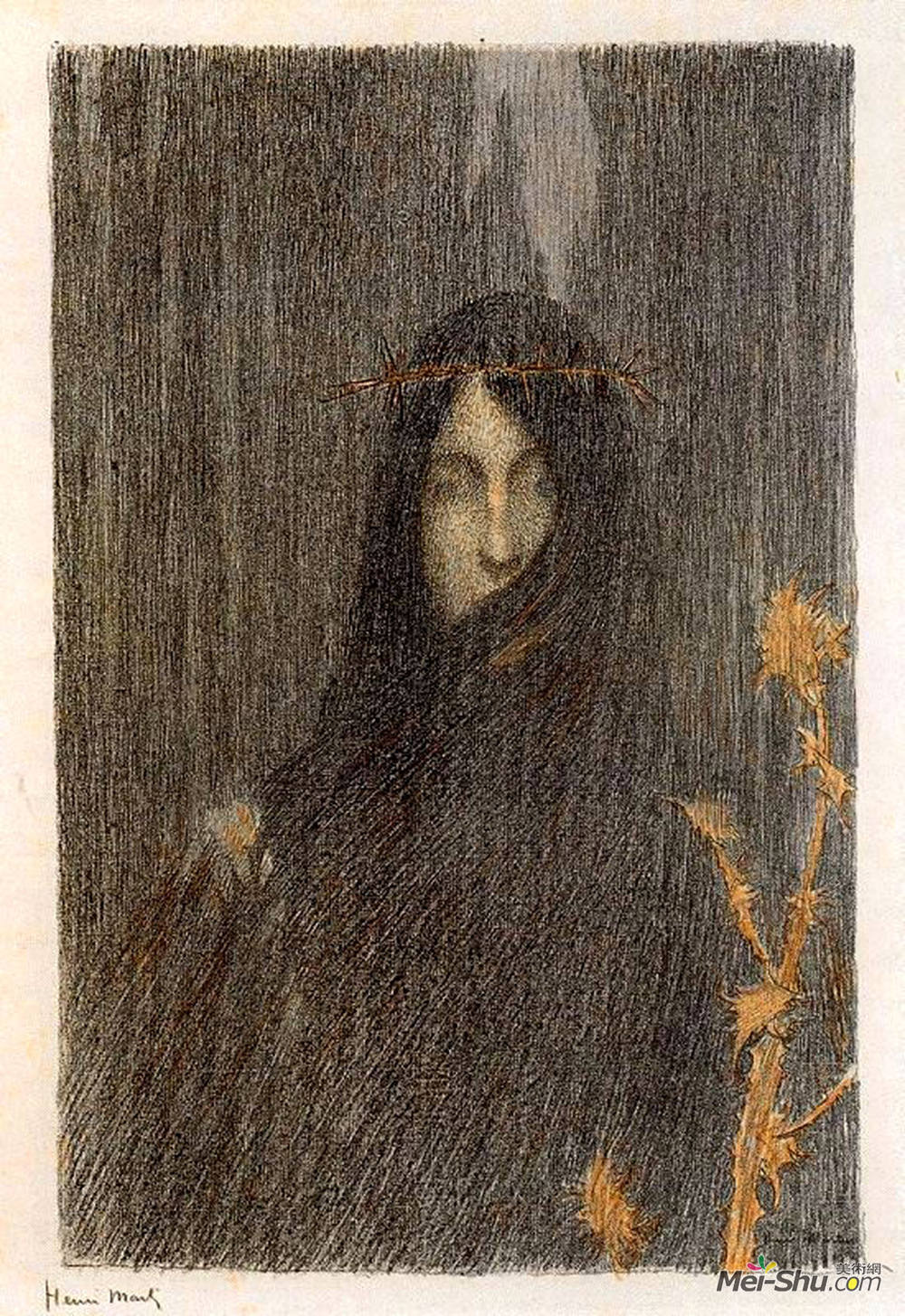 亨利马丁(Henri Martin)高清作品《寂静》